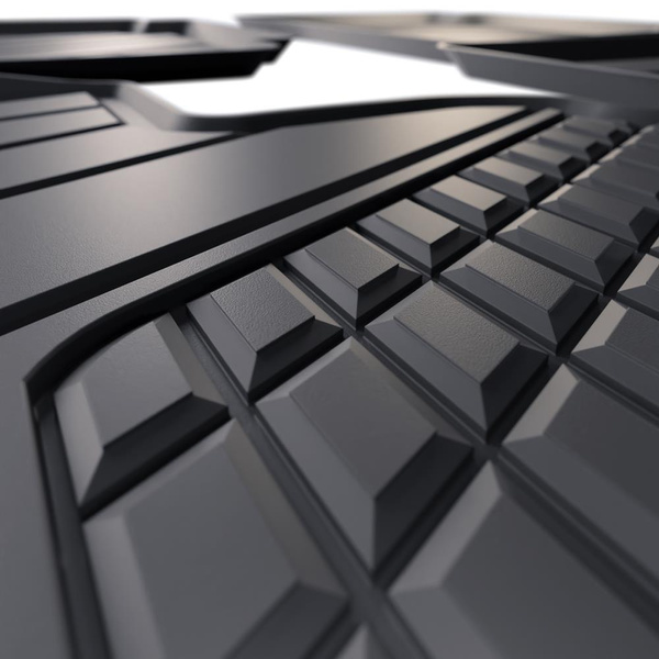 Tappetini Auto in TPE compatibili con Suzuki Swace Kombi (11.2020-....) - tappeti auto neri