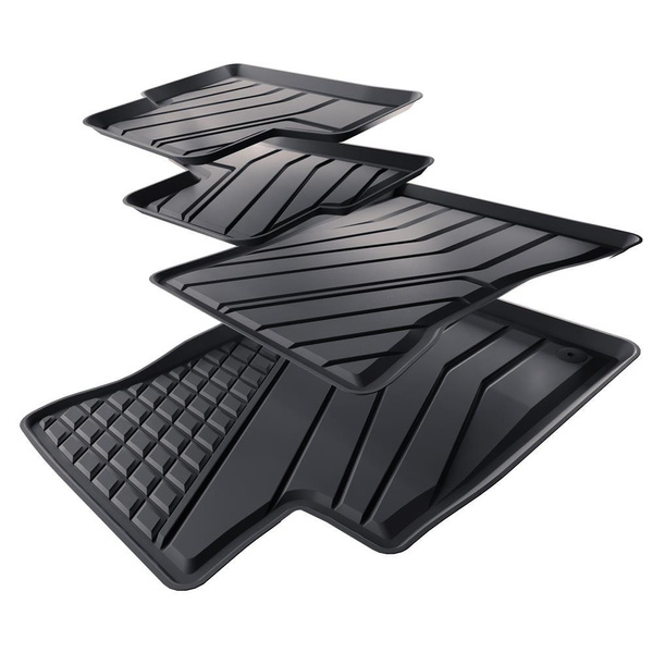 Tappetini Auto in TPE compatibili con Mercedes-Benz GLB X247 SUV (2019-....) - tappeti auto neri