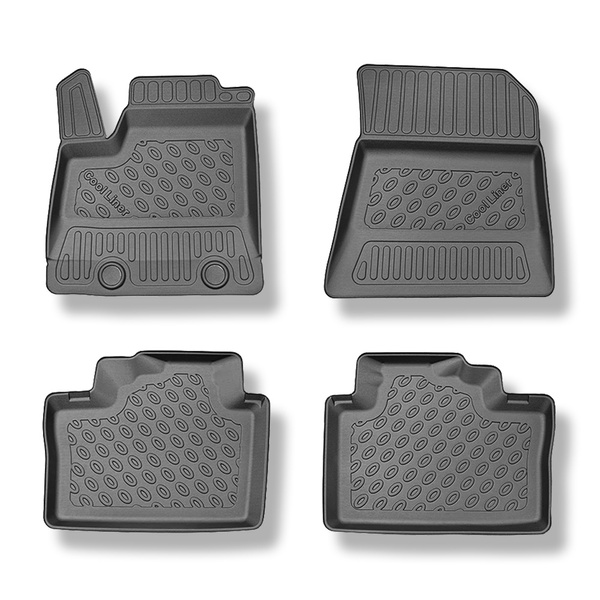 Tappetini Auto in TPE compatibili con Renault Austral E-Tech Full Hybrid SUV (12.2022-....) - tappeti auto neri