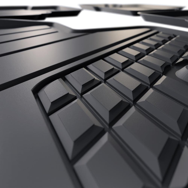 Tappetini Auto in TPE compatibili con Kia Sportage V HEV Hybrid SUV (2021-....) - tappeti auto neri