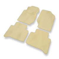 Premium tappetini auto in velluto compatibili con Kia Sportage I (1993-2004) - tappeti auto beige