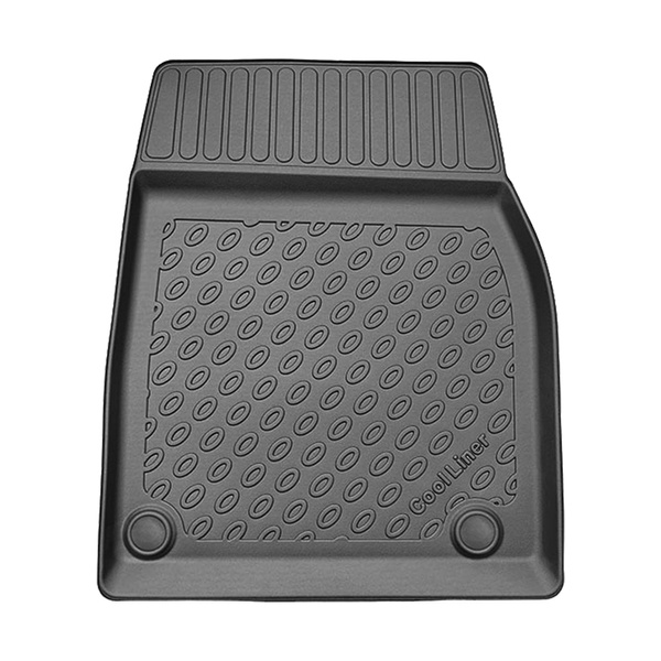 Completo di tappetini e tappetino per bagagliaio TPE per: Tesla Model X 01.2021-.... (SUV) - 6/7 posti; dietro la 2a fila di sedili (sedili 3a fila abbassati)