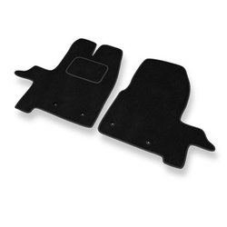 Premium tappetini auto in velluto compatibili con Ford Transit Custom (2012-2023) - tappeti auto nero