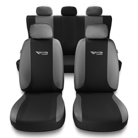 Coprisedili compatibili con Seat Ibiza I, II, III, IV, V (1984-2019) - fodere sedili universali - set coprisedili auto - TG-S