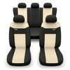 Coprisedili compatibili con Alfa Romeo 166 I, II, III (1998-2007) - fodere sedili universali - set coprisedili auto - RSL-BE