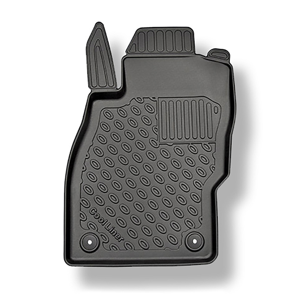 Completo di tappetini e tappetino per bagagliaio TPE PREMIUM per: Opel Corsa D 2006-11.2014 (Hatchback) - bagagliaio superiore (soglia di carico piana)