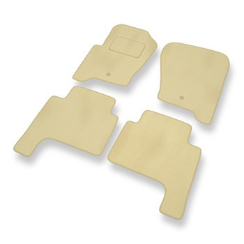 Premium tappetini auto in velluto compatibili con Land Rover Range Rover Sport I (2004-2013) - tappeti auto beige