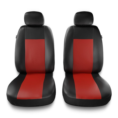 Coprisedili compatibili con Audi Q7 I, II (2005-....) - fodere sedili universali - set coprisedili auto - 2CM-RD