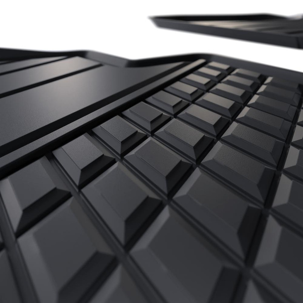 Tappetini Auto in TPE compatibili con Audi A4 B9 Hatchback, Station Wagon (2015-....) - tappeti auto neri