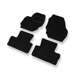 Premium tappetini auto in velluto compatibili con Volvo XC70 II (2007-2016) - tappeti auto nero