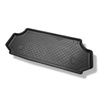 Completo di tappetini e tappetino per bagagliaio TPE per: Mercedes-Benz Vito BASE 10.2014-.... (Tourer) - dietro la 3a fila di sedili; versione lunga (interasse 3.200 mm, lunghezza auto 5.140 mm); seconda fila