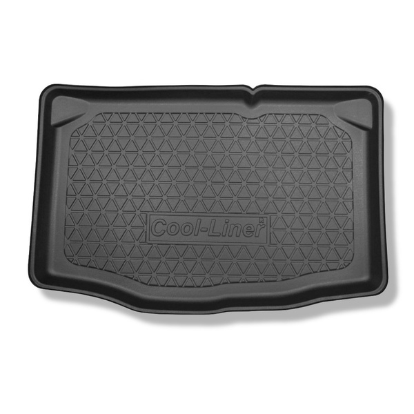 Vasca baule compatibile con Mazda 2 III DJ Hatchback (02.2015-2023) - tappetino per bagagliaio - tappeto bagagliaio per auto