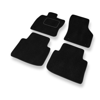 Premium tappetini auto in velluto compatibili con Skoda Superb III (2015-2024) - tappeti auto nero