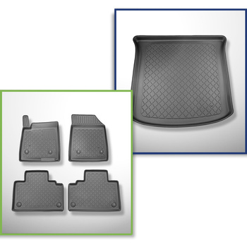 Completo di tappetini e tappetino per bagagliaio TPE per: Maxus Euniq 6 2022-...