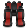 Coprisedili compatibili con BMW 2 F22, F45 (2013-2021) - fodere sedili universali - set coprisedili auto - CM-RD