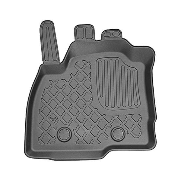 Tappetini Auto in TPE compatibili con Dacia Duster III Mild Hybrid SUV (06.2024-....) - tappeti auto neri