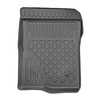 Tappetini Auto in TPE compatibili con Ford Ranger Pick-Up (11.2022-....) - tappeti auto neri