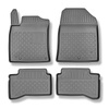 Tappetini Auto in TPE compatibili con Kia Ceed III CD Plug-in Hybrid Station Wagon (01.2020-....) - tappeti auto neri