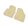 Premium tappetini auto in velluto compatibili con Volkswagen Caddy III (2004-2015) - tappeti auto beige