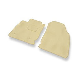 Premium tappetini auto in velluto compatibili con Ford EcoSport II (2018-2022) - tappeti auto beige