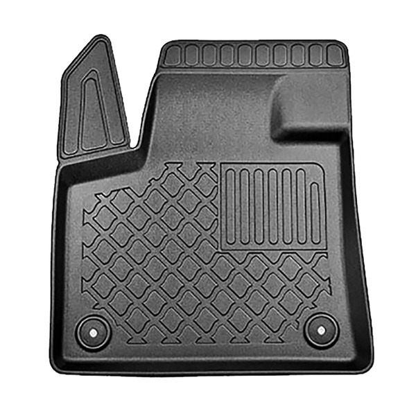 Completo di tappetini e tappetino per bagagliaio TPE per: Peugeot 5008 II 07.2017-2024 (SUV) - 7 posti; senza terza fila