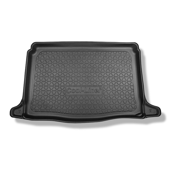 Vasca baule compatibile con Renault Megane IV Hatchback (01.2016-....) - tappetino per bagagliaio - tappeto bagagliaio per auto