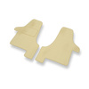 Premium tappetini auto in velluto compatibili con Volkswagen Transporter T5 Van (2003-2015) - tappeti auto beige