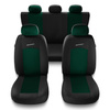 Coprisedili compatibili con Peugeot 308 I, II, III (2007-....) - fodere sedili universali - set coprisedili auto - S-GR