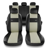 Coprisedili compatibili con BMW X1 I, II (2009-2022) - fodere sedili  universali - set coprisedili auto - XL-BL blu