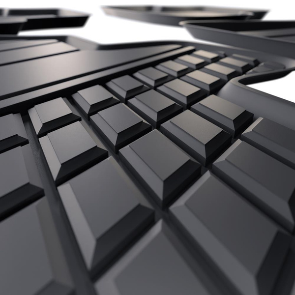 Tappetini Auto in TPE compatibili con Audi Q2 GA SUV (10.2016-....) - tappeti auto neri