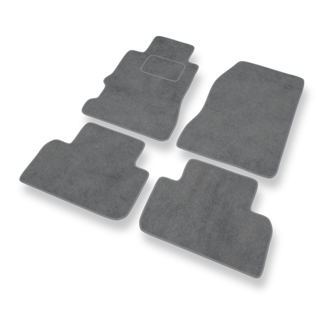 Premium tappetini auto in velluto compatibili con Honda Legend III (1995-2004) - tappeti auto grigio