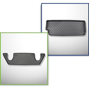 Completo di tappetini e tappetino per bagagliaio TPE per: Tesla Model X 10.2016-