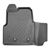 Tappetini Auto in TPE compatibili con Ford Transit Custom Van (01.2013-....) - tappeti auto neri