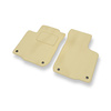 Premium tappetini auto in velluto compatibili con Volkswagen Golf IV Hatchback, Cabriolet, Variant (1997-2006) - tappeti auto beige