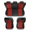 Coprisedili compatibili con BMW X4 G01, G02 (2014-....) - fodere sedili universali - set coprisedili auto - CM-RD