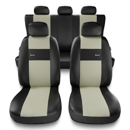 Coprisedili compatibili con Alfa Romeo 147 (2000-2010) - fodere sedili universali - set coprisedili auto - XL-BE