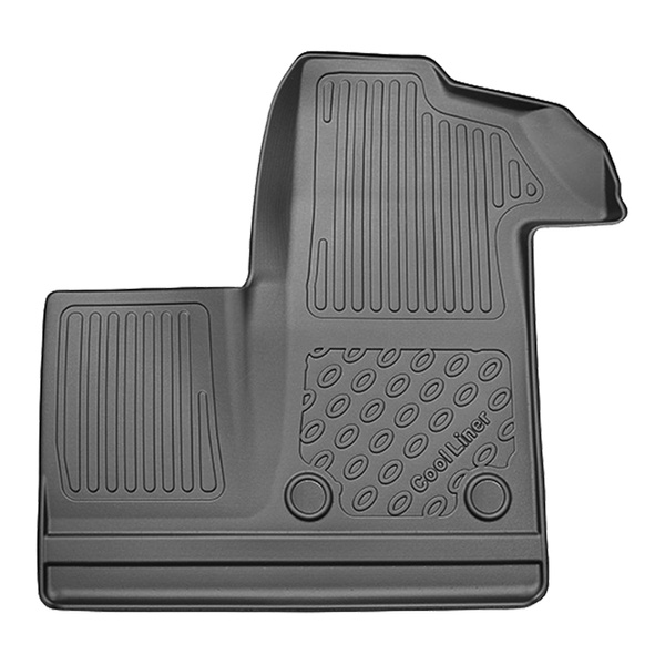 Tappetini Auto in TPE compatibili con Opel Movano B Van (02.2010-04.2021) - tappeti auto neri