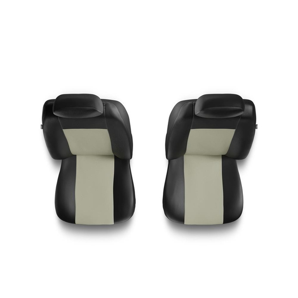 Coprisedili anteriori compatibili con Renault Scenic I, II, III, IV (1996-2019) - fodere sedili universali - set coprisedili auto - 2CM-BE