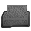Completo di tappetini e tappetino per bagagliaio TPE PREMIUM per: Mercedes-Benz Classe C W205 03.2014-11.2020 (Berlina) - sedili posteriori pieghevoli (divisi); ala destra rimovibile nei modelli con grata laterale
