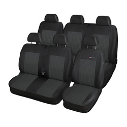 Coprisedili su misura compatibili con Fiat Ducato III Van (2014-....) 7 posti - fodere sedili - set coprisedili auto - E1