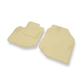 Premium tappetini auto in velluto compatibili con Honda Jazz III (2008-2015) - tappeti auto beige