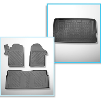 Completo di tappetini e tappetino per bagagliaio TPE per: Mercedes-Benz EQV 300 