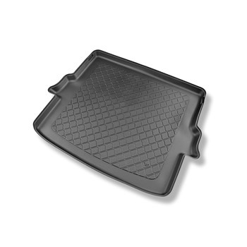 Vasca baule compatibile con DS 7 Crossback E-Tense Plug-in Hybrid SUV (02.2018-2022) - portabagagli superiore; piano di carico regolabile nella posizione più alta - tappetino per bagagliaio - tappeto bagagliaio per auto
