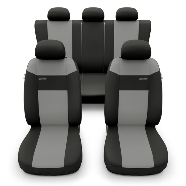 Coprisedili compatibili con Alfa Romeo Stelvio (2017-....) - fodere sedili universali - set coprisedili auto - RSL-G2