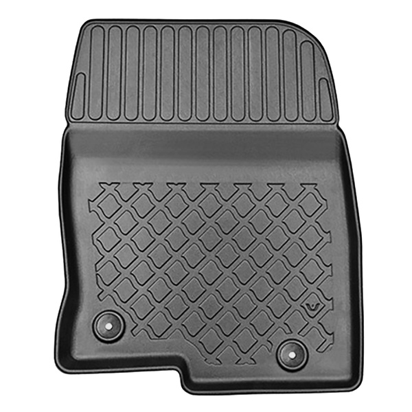 Completo di tappetini e tappetino per bagagliaio TPE per: Mazda CX-5 II 07.2017-.... (SUV) - vano portabagli inferiore; piano di carico regolabile nella posizione piu' bassa oppure senza piano di carico regolabile