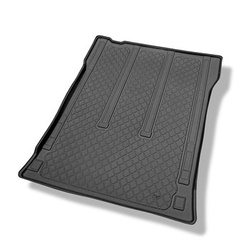 Vasca baule compatibile con Mercedes-Benz Vito W447 Tourer (10.2014-....) - dietro la 2a fila di sedili (sedili 3a fila presenti in auto oppure rimossi); versione lunga (interasse 3.200 mm; lunghezza auto 5.140 mm) - tappetino per bagagliaio - tappeto bag