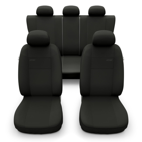 Coprisedili compatibili con Alfa Romeo Stelvio (2017-....) - fodere sedili universali - set coprisedili auto - RSL-B