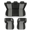 Coprisedili compatibili con Alfa Romeo 166 I, II, III (1998-2007) - fodere sedili universali - set coprisedili auto - RSL-G2