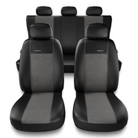 Coprisedili compatibili con Alfa Romeo 156 I, II (1997-2007) - fodere sedili universali - set coprisedili auto - PR1