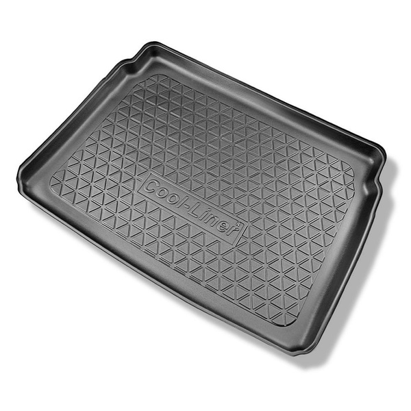 Completo di tappetini e tappetino per bagagliaio TPE per: Citroen C4 III 12.2020-2024 (Hatchback) - bagagliaio superiore; pavimento mobile nella posizione più alta; non per la versione elettrica e ibrida